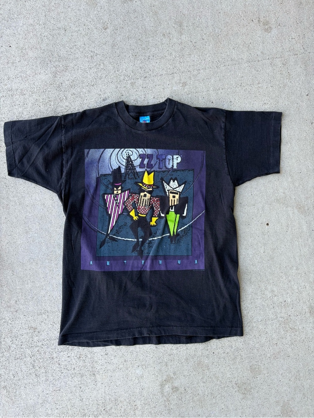 Vintage 1994 ZZ Top Antenna World Tour Band Shirt USA Large